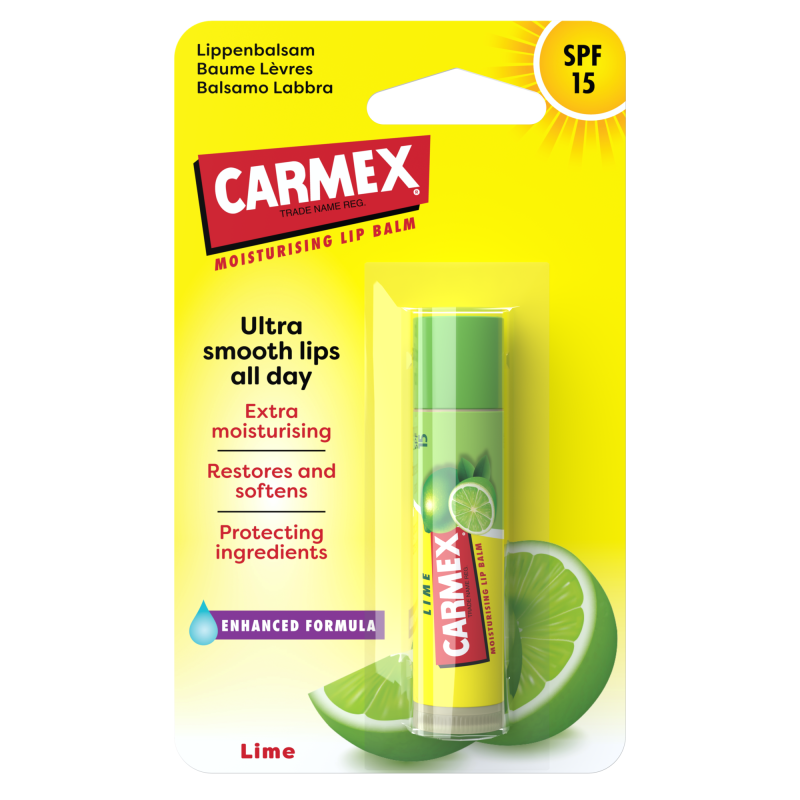 Carmex Stick Citron Vert SPF 15 – Baume à Lèvres Protecteur & Hydratant 4,25G