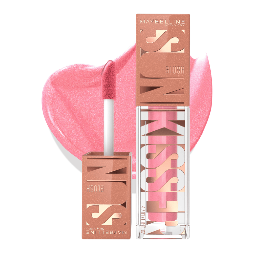 MAYBELLINE SUNKISSER BLUSH 05 BLASING BLUSH = RAL SENSATIONNEL LIQUID MATT N°8