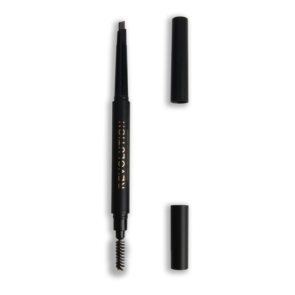 Revolution Duo Brow Definer Pencil Medium Brown