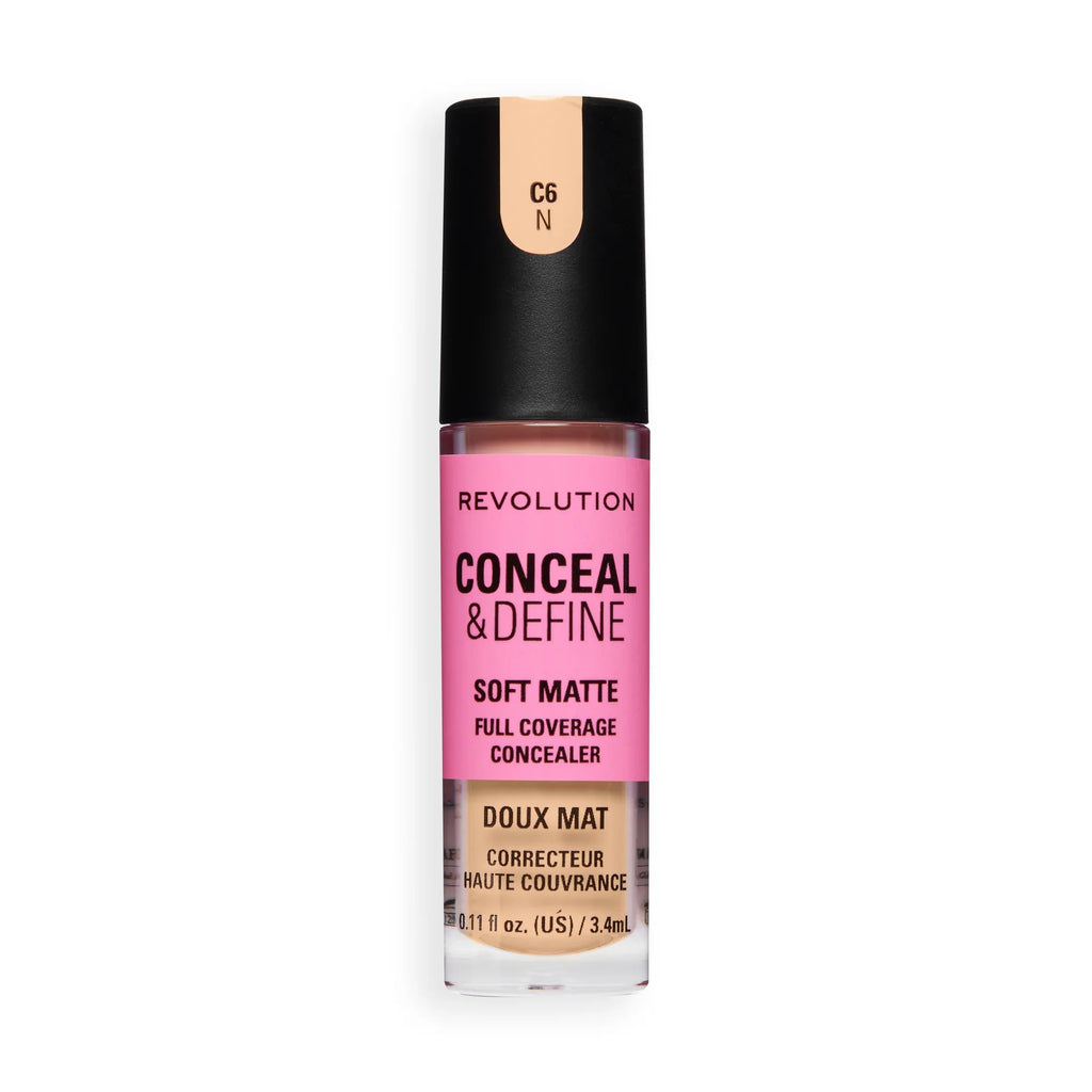 Revolution Conceal and Define Full Coverage Concealer C6N