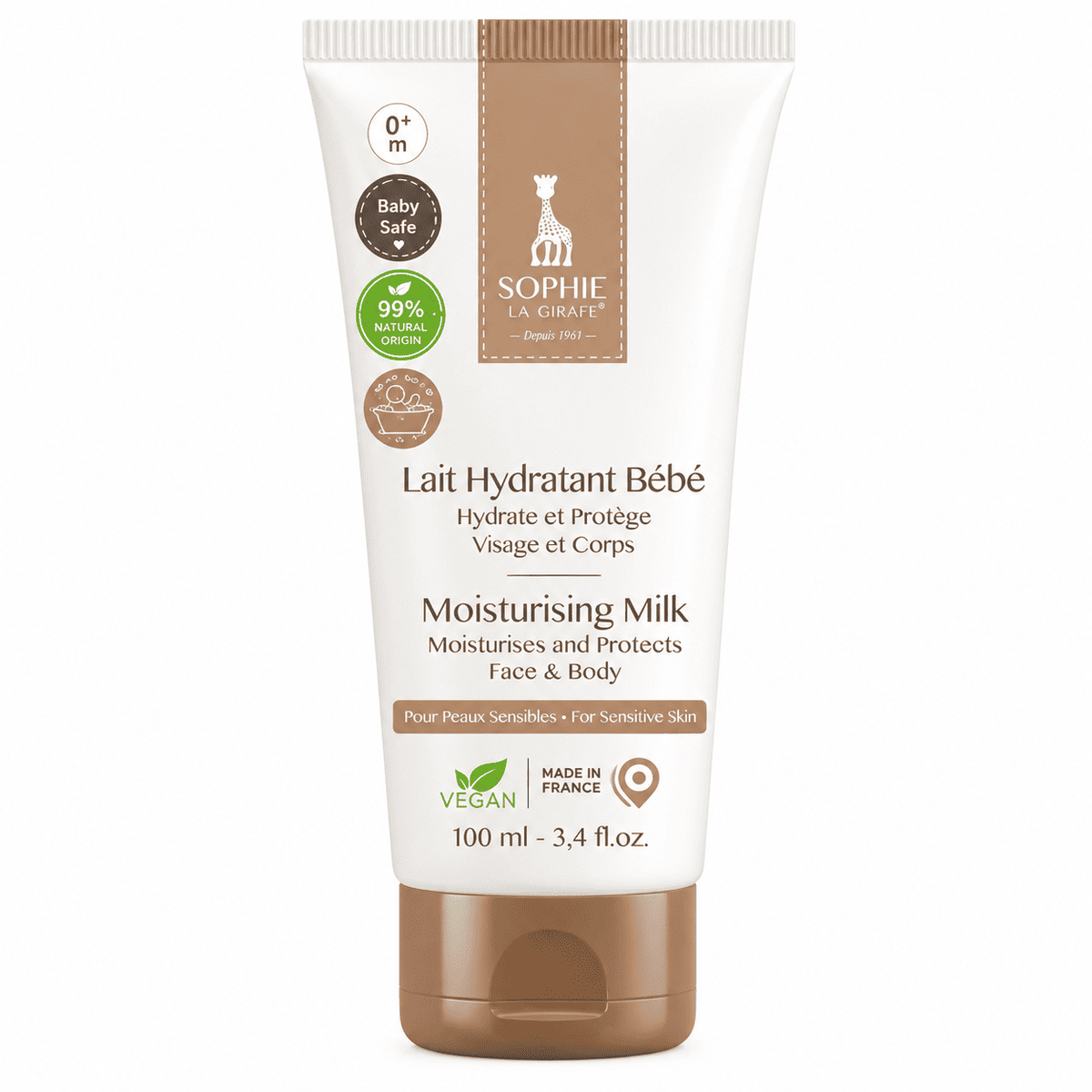 Sophie la Girafe Lait Hydratant Bébé – 100 ml