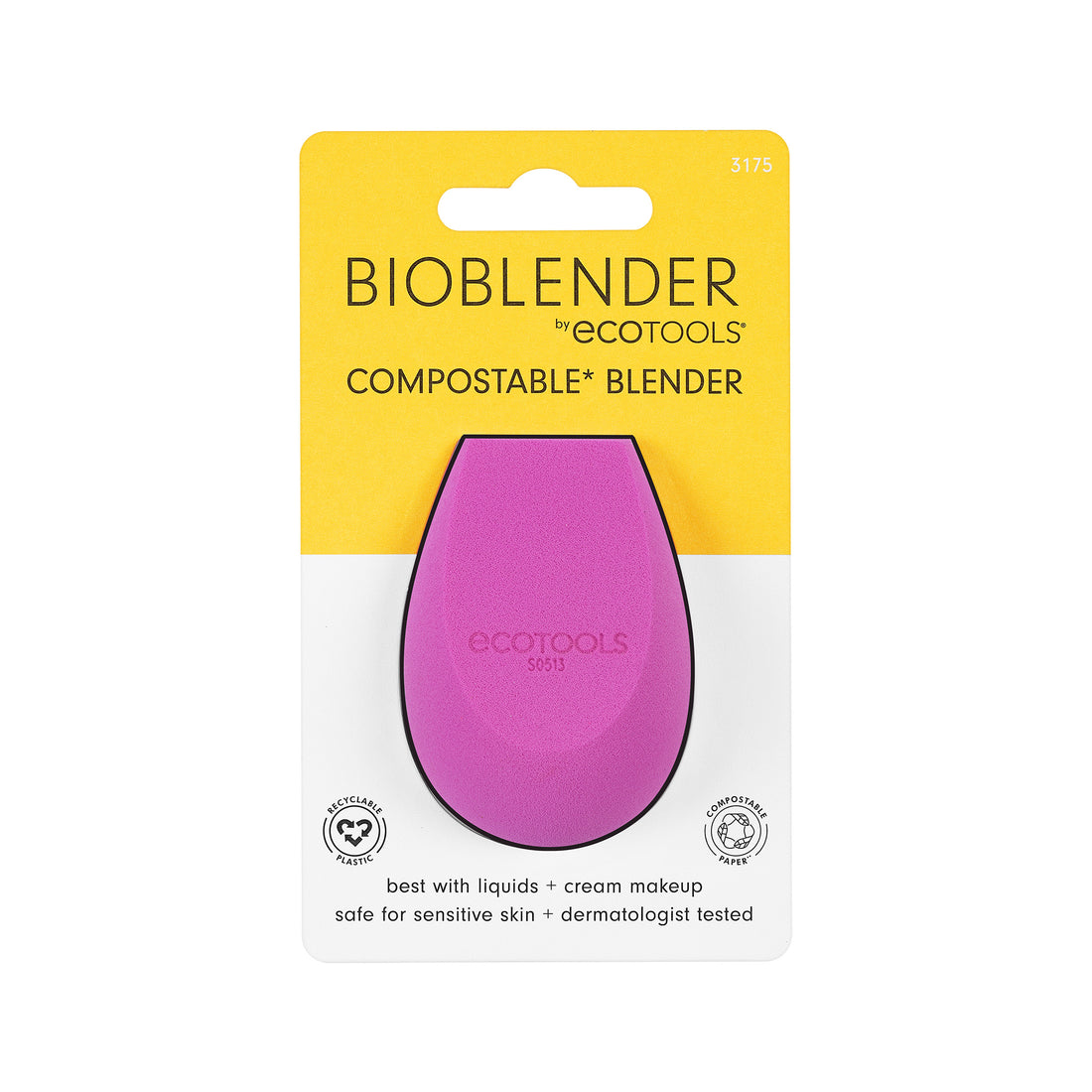 ECOTOOLS BIOBLENDER
BIODEGRADABLE MAKEUP SPONGE