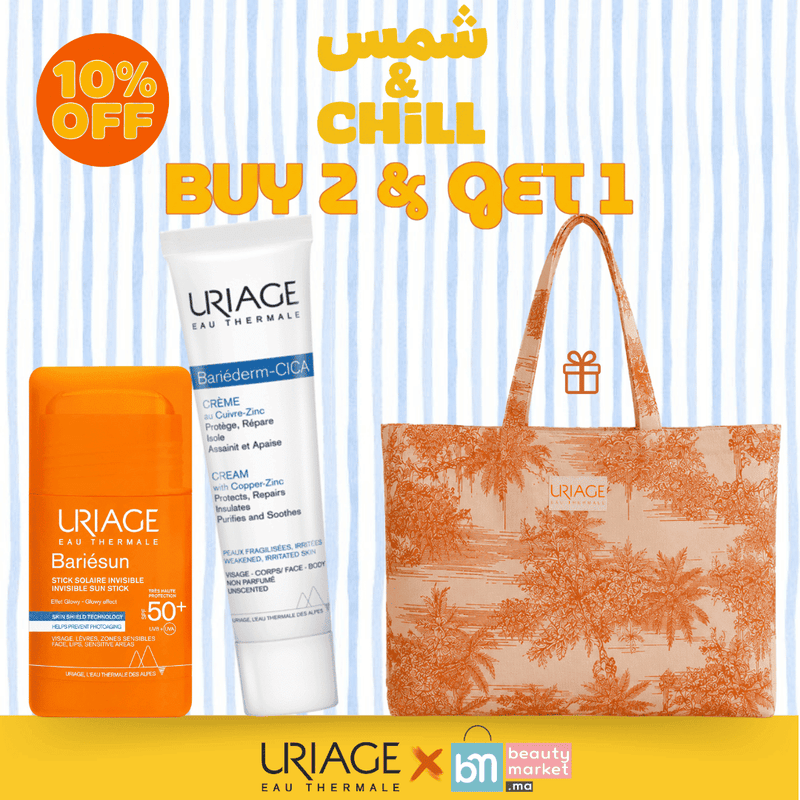 Pack Uriage Bariéderm Cica-Crème Réparatrice au Cuivre-Zinc 40 ml + Bariésun Invisible Sun Stick SPF50+ 18 g = Sac Offer