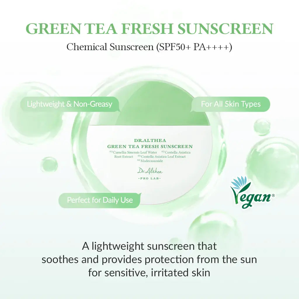 DR ALTHEA GREEN TEA FRESH SUNSCREEN SPF 50+ 45ML