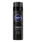 NIVEA MEN Gel à Raser Deep 200ml – Clean Shave au Charbon Actif