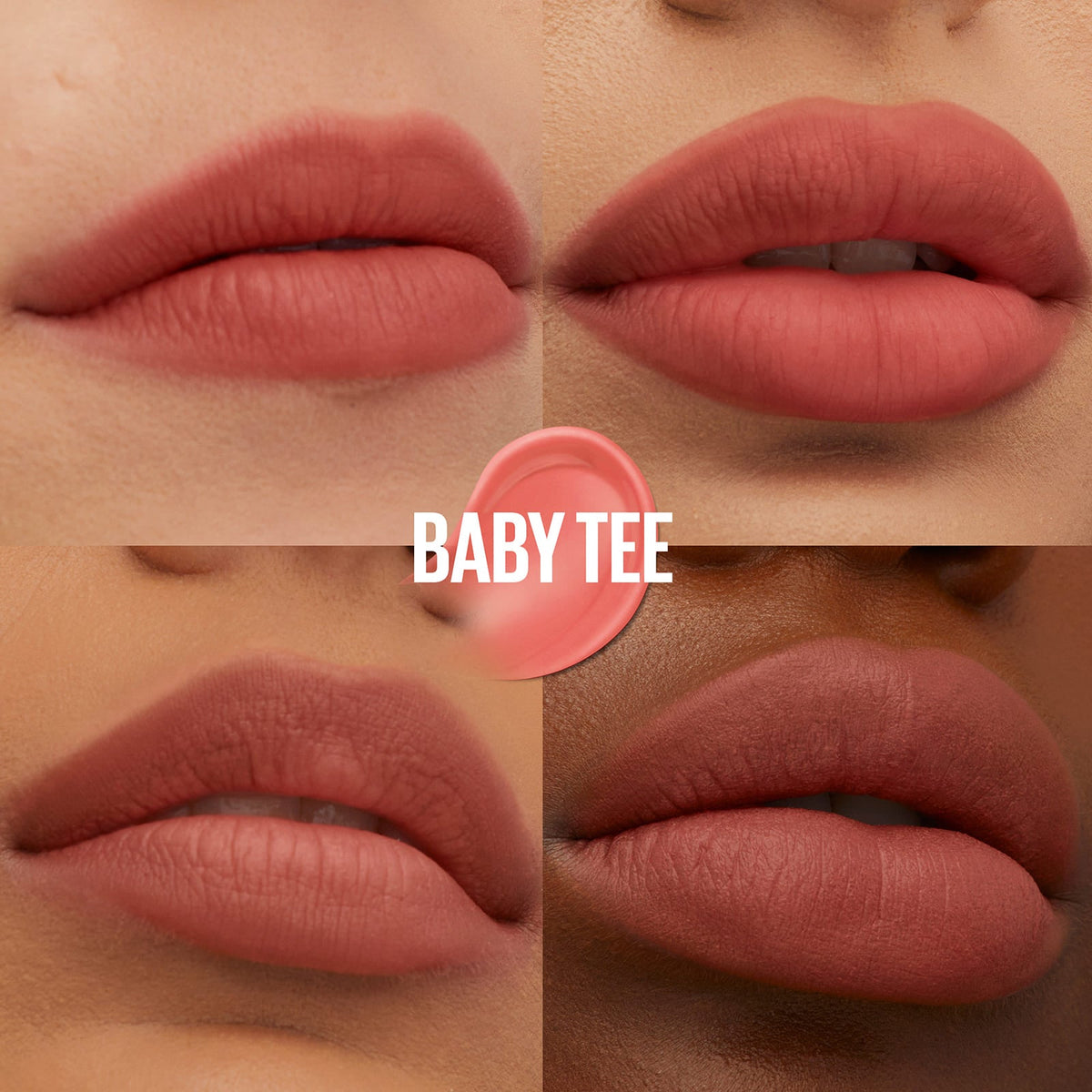 MAYBELLINE NEW YORK SUPERSTAY TEDDY TINT BLUSH À LÈVRES LIQUIDE FINI MAT FONDU BABY TEE 25