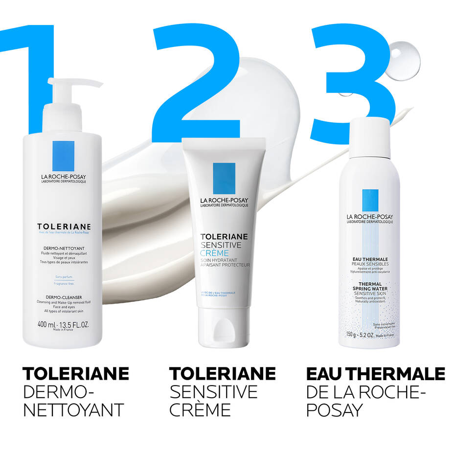 La roche posay toleriane sensitive crème 40 ml = Mini Hyalu B5 Sérum 10 ML OFFERT