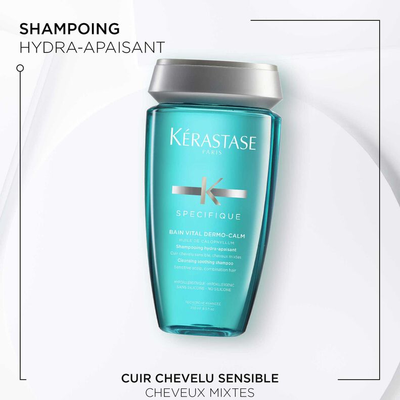 Kérastase Spécifique Bain Vital Dermo-Calm 250ml – Shampooing Apaisant Cuir Chevelu Sensible
