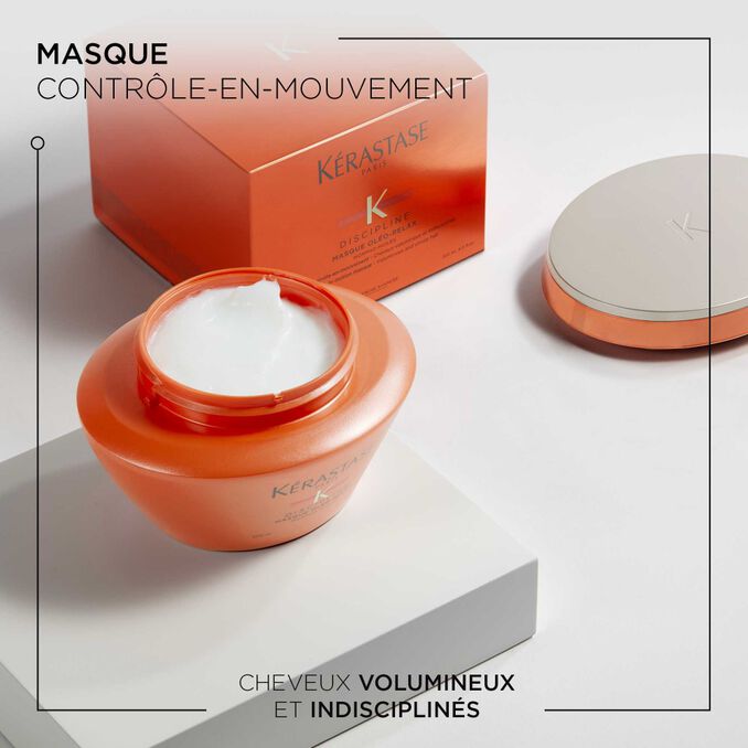 Kérastase Discipline Masque Oléo-Relax 200ml – Masque Nourrissant Anti-Frisottis