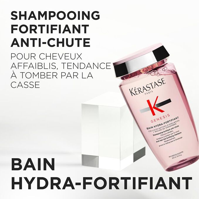 Kérastase Genesis Bain Hydra-Fortifiant 250ml – Shampooing Anti-Chute Cheveux Fragiles