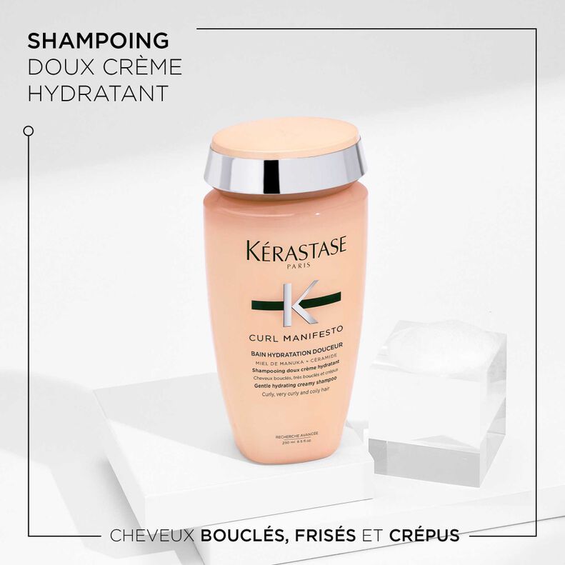 Kérastase Curl Manifesto Bain Hydratation Douceur 250ml – Shampooing Cheveux Bouclés
