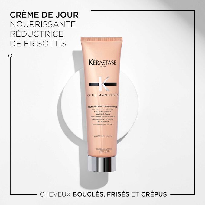 Kérastase Curl Manifesto Crème de Jour Fondamentale 150ml – Soin Quotidien Cheveux Bouclés