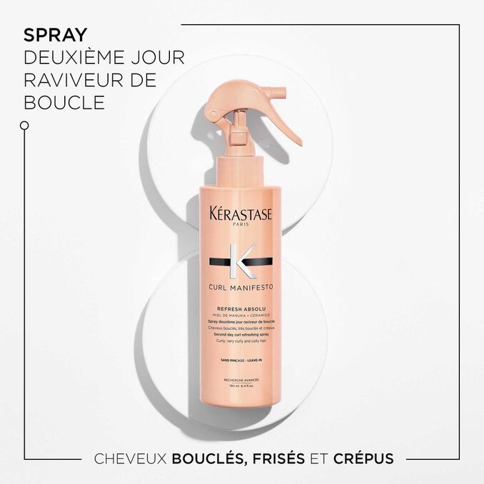 Kérastase Curl Manifesto Refresh Absolu Spray 190ml – Réactivateur de Boucles