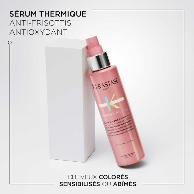 Kérastase Chroma Absolu Sérum Chroma Thermique 150ml – Soin Thermo-Protecteur Cheveux Colorés