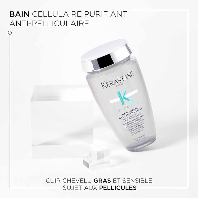 Kérastase Symbiose Bain Pureté Anti-Pelliculaire 250ml – Shampooing Cuir Chevelu Sensible