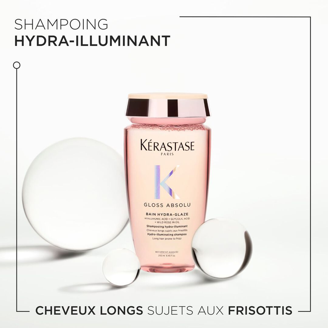 Kérastase Gloss Absolu Bain Hydra-Glaze 250ml – Shampooing Hydratant Brillance