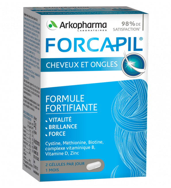 Forcapil Pack Fortifiant 180 Gélules = Fortifiant 60 Gélules Offert