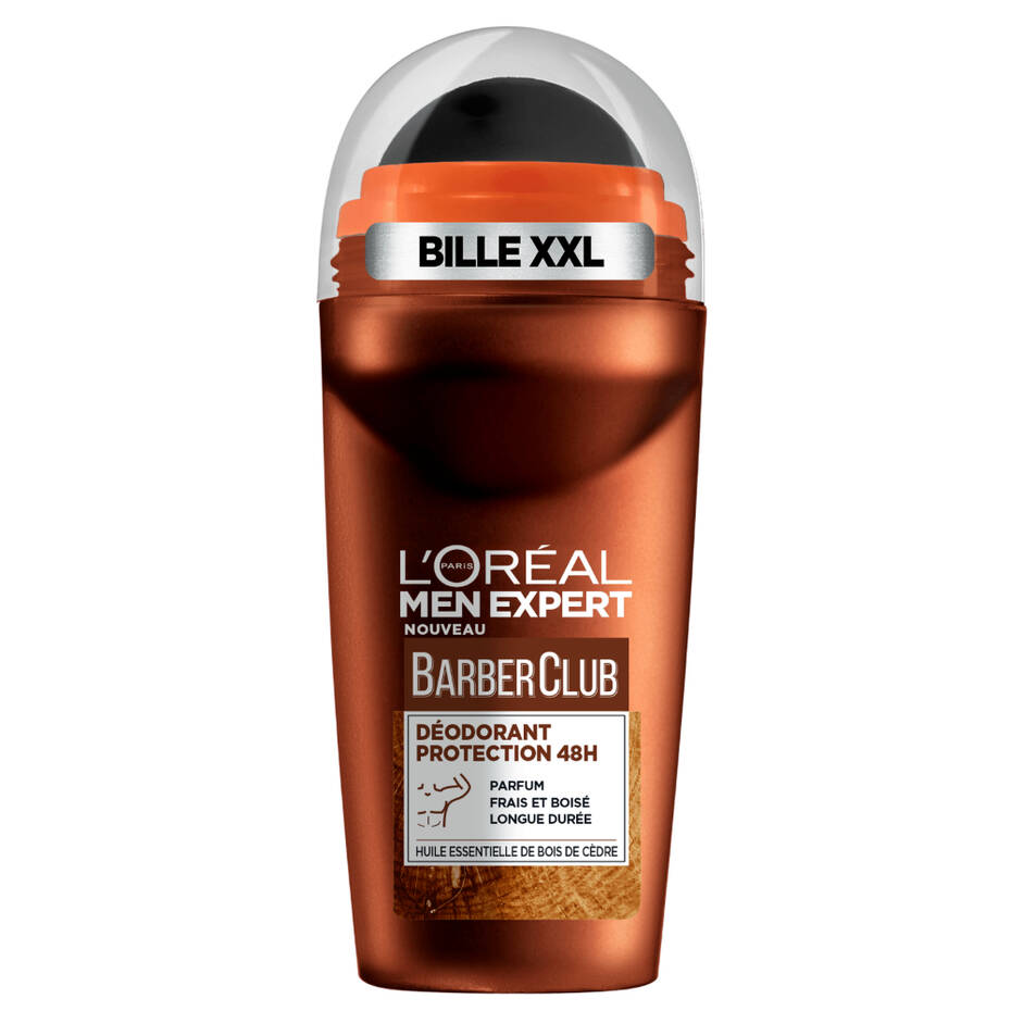 L'ORÉAL PARIS MEN EXPERT DÉODORANT BARBER CLUB BILLE PROTECTION 48H