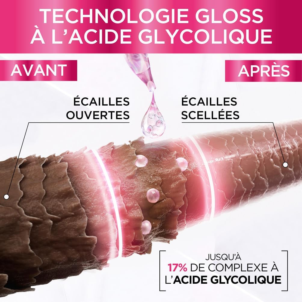 ELSEVE DUO GLYCOLIC GLOSS SANS SULFATE SHAMPOING 200ML + DEMELEANT 150ML