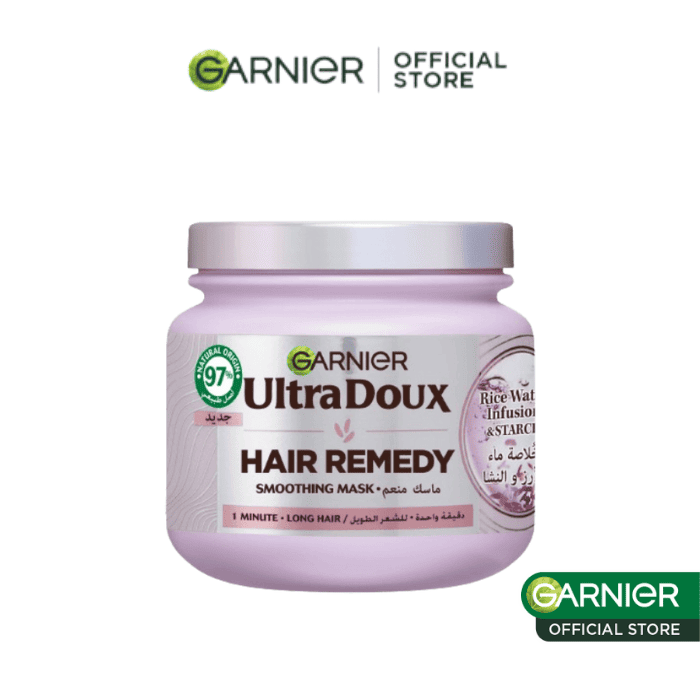Garnier ultra doux rice water masque infusion d’eau de riz & amidon 340G