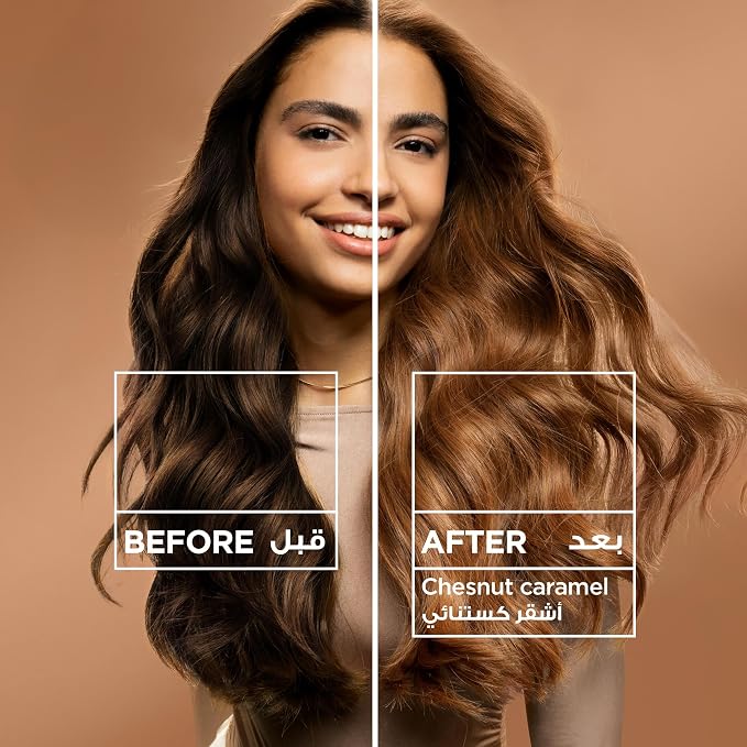 GARNIER COLOR NATURALS CARAMELO BLONDE CHESTNUT BLONDE WITHOUT BLEACH 6.31