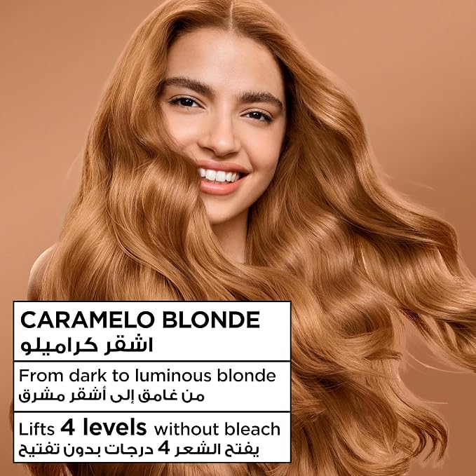 GARNIER COLOR NATURALS CARAMELO BLONDE CHESTNUT BLONDE WITHOUT BLEACH 6.31