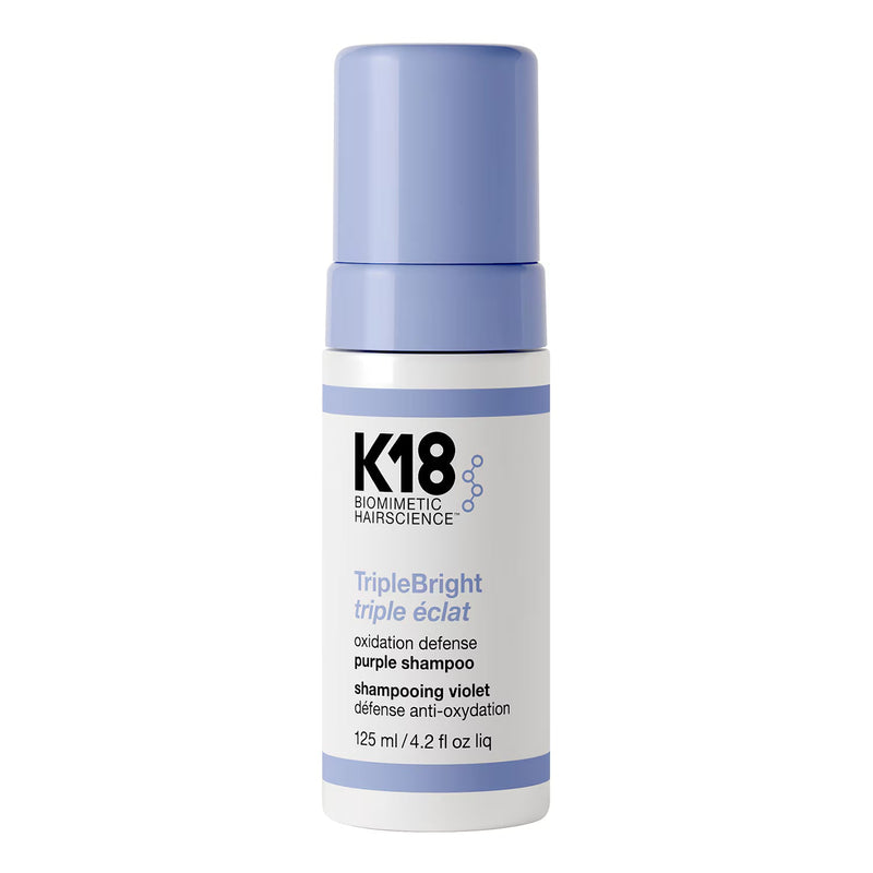 K18 Triplebright Triple Eclat Shampooing violet anti-oxydation 125ML