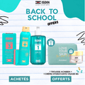 Pack ISDIN Acniben On The Go 30 lingette + Gel Nettoyant 400 ml + Spray Corps 150 ml = Crème Hydratante et Trousse Offer
