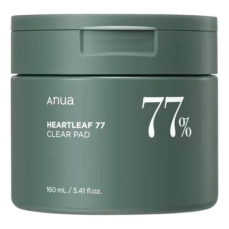 ANUA Heartleaf 77 Clear Pad 70 -160ml-Disques Purifiants & Apaisants