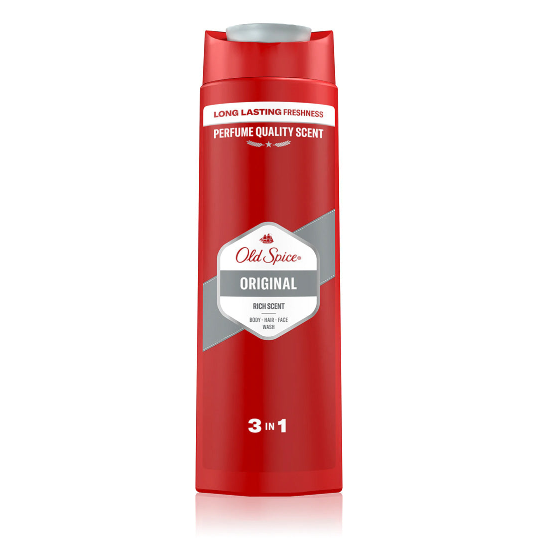 OLD SPICE ORIGINAL GEL DOUCHE HOMME 3-EN-1 FRAÎCHEUR 400 ML