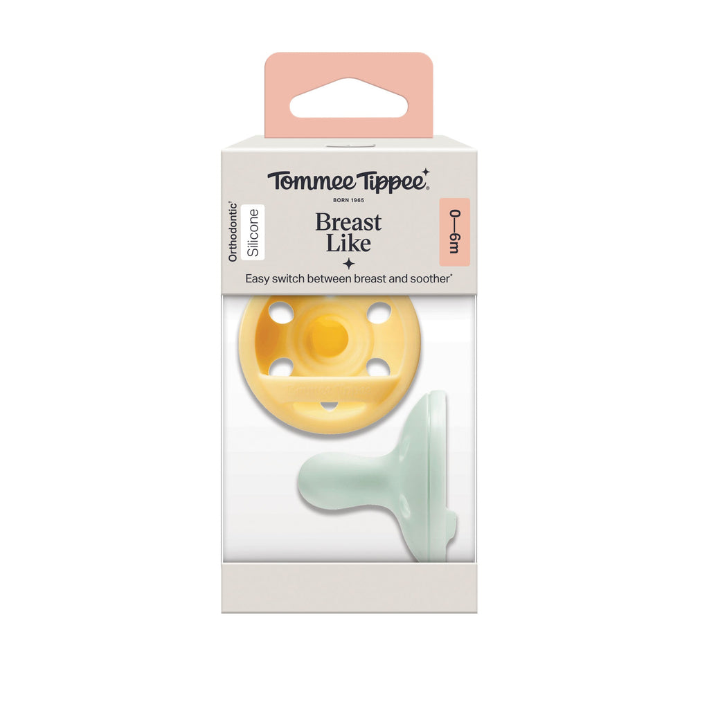 Tommee Tippee - Pack 2 sucettes type sein 0-6 mois