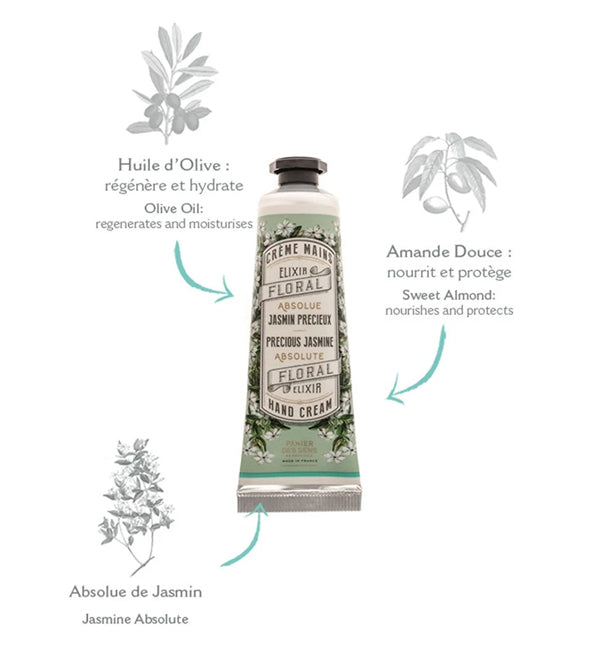 PANIER DES SENS Crème pour les mains - Jasmin Précieux 30ml