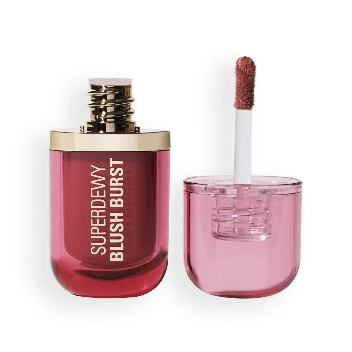 Revolution Superdewy Blush Plump Serum Liquid Blush Rose all day dusty pink