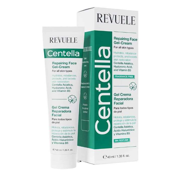 REVUELE CENTELLA REPAIRING FACE GEL-CREAM, 40 ml