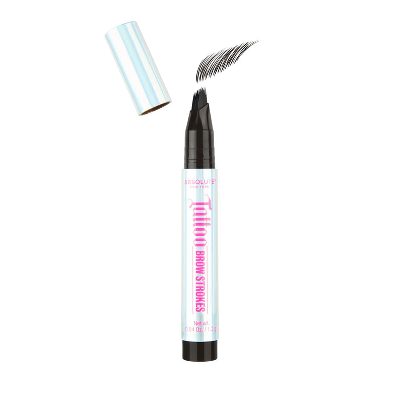 ABSOLUTE NEW YORK TATTOO BROW STROKES BLACK