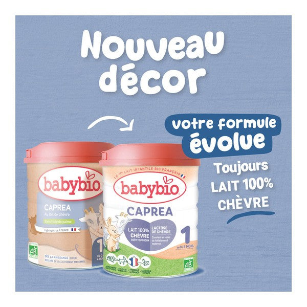 BABYBIO CAPREA 1 AU LAIT DE CHÈVRE 800G