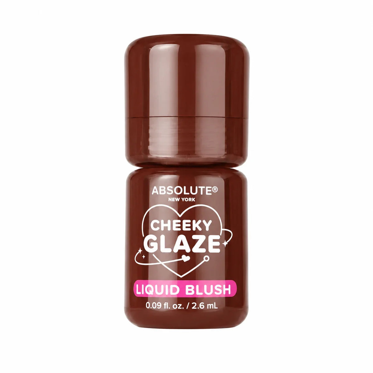 ABSOLUTE NEW YORK CHEEKY GLAZE LIQUID BLUSH CHILI BROWN 2.6ML