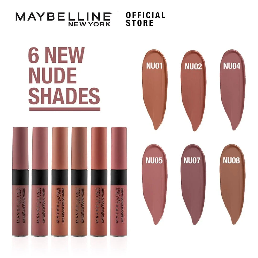 Maybelline New York Sensational Liquid Matte Nude Shot 08
