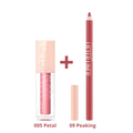 MAYBELLINE PACK LIFTER GLOSS À LÈVRES REPULPANT 005 PETAL + Lifter Lip Liner 009 Peaking