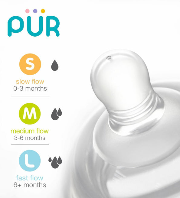Pür Biberon Advanced Plus Wide Neck Bottle 250 ml 9812