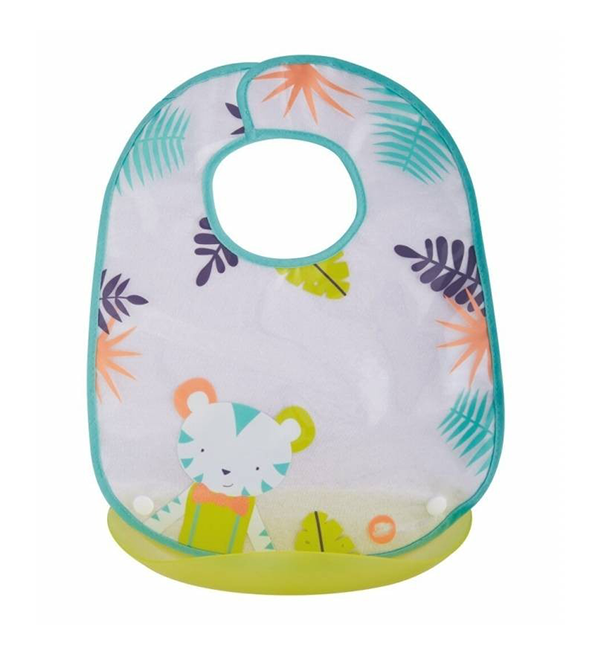 BEBE CONFORT BAVOIR TEXTILE AVEC RAMASSE MIETTES JUNGLE VIBES +4Mois