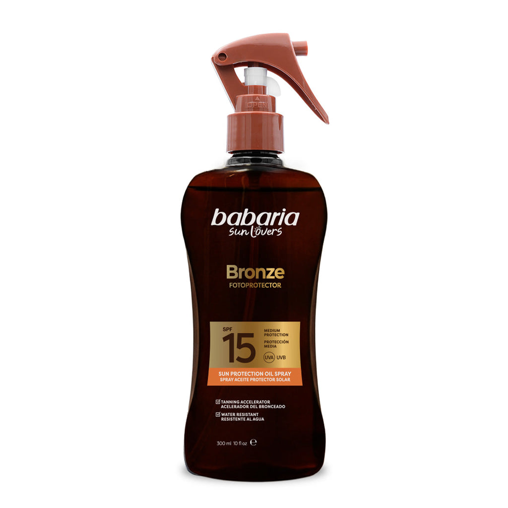 BABARIA SPRAY HUILE SOLAIRE PROTECTRICE AU MONOÏ DE TAHITI SPF 15 300ml