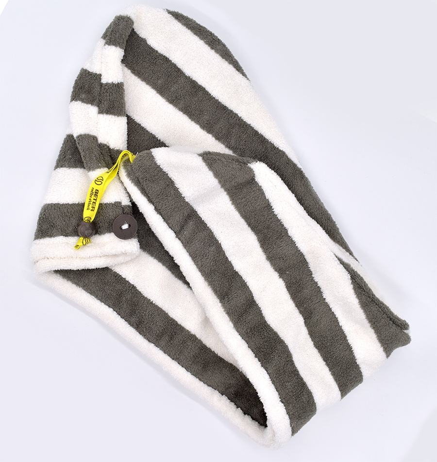 BETER Hairstyle COFFEE O'CLOCK SERVIETTE TURBAN DE CHEVEUX 22286