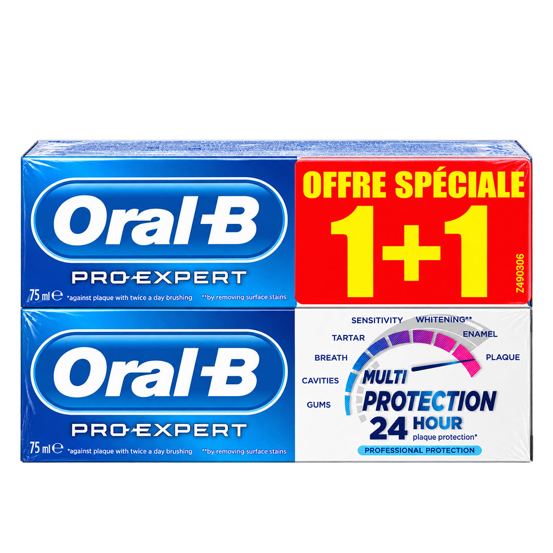 ORAL-B PACK DENTIFRICE PRO-EXPERT PROFESSIONAL PROTECTION 2* 75ML