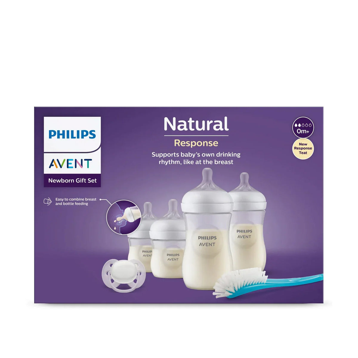 AVENT NATURAL COFFRET NOUVEAU NE BLANC SCD838/11