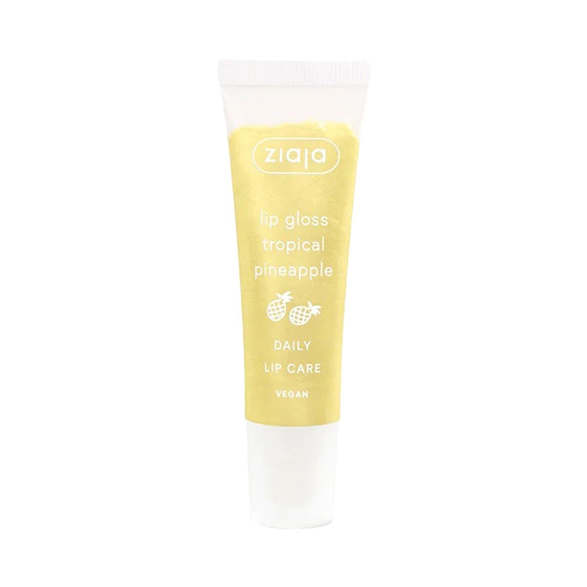 Ziaja Tropical D'Ananas Lip Gloss 12ml = Gommage À Lèvres d'ananas Offert