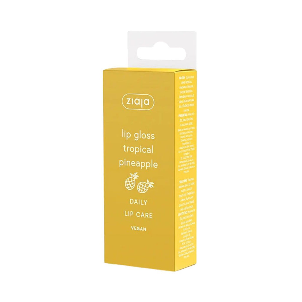 Ziaja Tropical D'Ananas Lip Gloss 12ml = Gommage À Lèvres d'ananas Offert