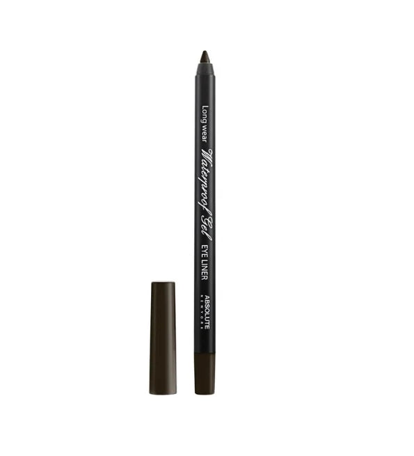 ABSOLUTE NEW YORK WATERPROOF GEL EYE LINER - Dark Brown NFB83