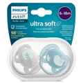 Philips Avent Ultra Soft Sucette  6-18M BOY  SCF091/15 –