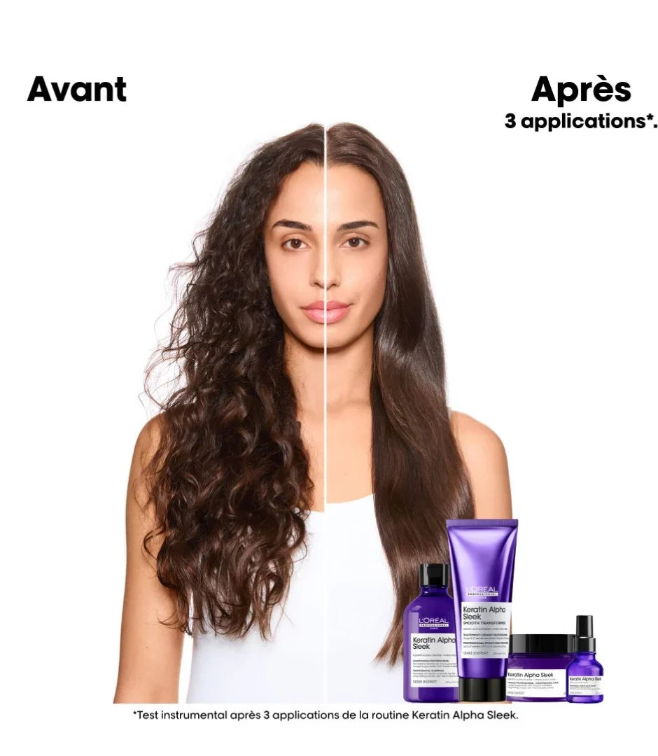 L'ORÉAL PROFESSIONNEL KERATIN ALPHA SLEEK SHAMPOOING 300ML